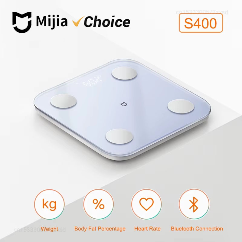 Digital Body Weight Scale - Mijia Körperfettwaage S400 Bluetooth 5.0 Smart
